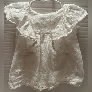 Cat & Jack Eyelet Top